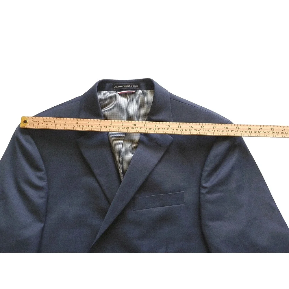 Tommy Hilfiger Blue Wool Blend Modern Fit Blazer Sports Coat Men's Size *44R